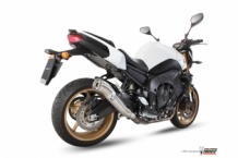 Mivv Ghibli RVS Slip-on Einddemper met E-keur YAMAHA FZ8 / FAZER 8 2010 > 2016