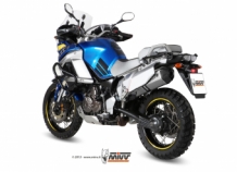 Mivv Speed Edge RVS met Carbon Endcap Slip-on Einddemper met E-keur Yamaha XT 1200 Z SUPERTENERE 2010 2020