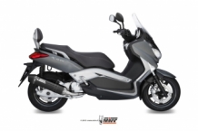 Mivv Stronger RVS Black Compleet 1in1 Uitlaatsysteem met E-keur Yamaha X-MAX 125 2006 > 2016