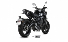Mivv Suono RVS Black Compleet 3in1 Uitlaatsysteem met E-keur YAMAHA MT-09 2013 > 2020