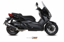 Mivv Speed Edge RVS Black Slip-on Einddemper met E-keur YAMAHA X-MAX 400 2013 > 2016
