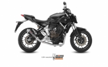 Mivv GP Carbon Compleet Uitlaatsysteem met E-keur YAMAHA MT-07 2014 > 2020