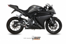 Mivv GP Carbon Compleet Uitlaatsysteem met E-keur YAMAHA YZF R125 2014 > 2018