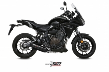 Mivv Suono RVS Black Compleet Uitlaatsysteem met E-keur Yamaha Tracer700 2016 2020