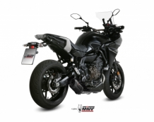 Mivv Suono RVS Black Compleet Uitlaatsysteem met E-keur Yamaha Tracer700 2016 2020