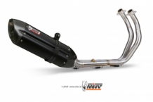 Mivv Suono RVS Black Compleet Uitlaatsysteem met E-keur Yamaha Tracer700 2016 2020