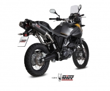 Mivv Oval Carbon met Carbon Endcap Einddemper Set (L+R) met E-keur Yamaha XT660Z 2008-2016