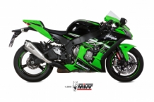Mivv Delta Race RVS met Carbon Cap Slip-on KAWASAKI ZX-10 R 2016 > 2020