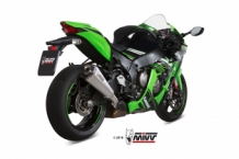 Mivv Delta Race RVS met Carbon Cap Slip-on KAWASAKI ZX-10 R 2016 > 2020