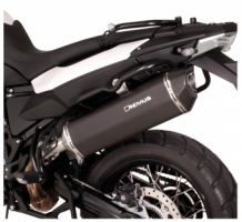Remus Black Hawk RVS Black Slip-on Einddemper met E-keur BMW F700GS 2008 > 2016
