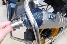 RP Tuning Oval Titanium Einddemper zonder E-keur BMW R1250GS 2019