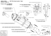 Akrapovic Slip-on Line Carbon Einddemper zonder E-keur Aprilia RSV4 2009 2014