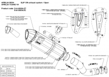 Akrapovic Slip-on Line Carbon Einddemper zonder E-keur Aprilia Tuono V4 2011-2016