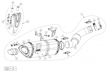 Akrapovic Slip-on Line Carbon Einddemper met E-keur Aprilia RSV4 2015-2016