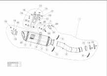 Akrapovic Slip-On Line Carbon zonder E-keur Aprilia RSV4 2017 > 2021
