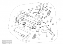 Akrapovic Slip-On Line Titanium Einddemper Set met E-keur Aprilia SHIVER 900 2017 > 2021