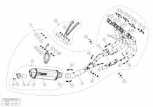 Akrapovic Racing Line Titanium Compleet Systeem zonder E-keur BMW S 1000 R 2014-2016