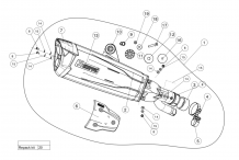 Akrapovic Slip-On Line Titanium met E-keur BMW S 1000 RR 2017 2018