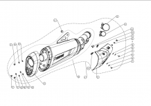 Akrapovic Slip-On Line Titanium Einddemper met E-keur BMW S 1000 XR 2015 > 2019