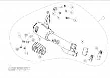 Akrapovic Slip-On Line Titanium zonder E-keur BMW S 1000 RR 2017 2018