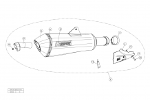 Akrapovic Slip-on Line Titanium met E-keur BMW R 1200 RT 2014-2016