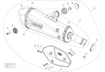Akrapovic Slip-on Line Titanium Einddemper BMW C 650 GT 2016-2020