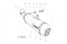 Akrapovic Slip-on Line Titanium Black Einddemper met E-keur BMW F 650 GS 2008-2012