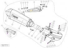 Akrapovic Slip-on Line Titanium met E-keur Ducati Multistrada 1200 2015-2017