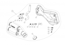 Akrapovic Slip-On Line Titanium Einddemper met E-keur Ducati Multistrada 1200 Enduro 2017 > 2018