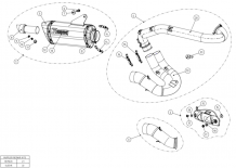 Akrapovic slip-on Titanium zonder E-keur Hypermotard 939 2016-2018