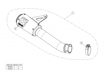 Akrapovic Evolution Line Titanium Compleet Systeem Zonder E-keur Honda CBR 1000 RR 2017 2019