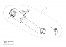 Akrapovic Slip-On Line Titanium Zonder E-keur Honda CBR 1000 RR 2017 2019