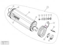 Akrapovic Slip-on Line Titanium met Euro4 Keuring Honda CRF1000L Africa Twin 2018 2019