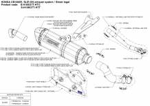 Akrapovic Slip-on Line Carbon met E-keur Honda CB 1000 R 2008-2016