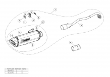 Akrapovic Racing Line RVS Compleet Uitlaatsysteem met E-keur Honda Forza 125 2017 > 2020