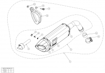Akrapovic Slip-On Line Carbon met E-keur Honda MSX 125 / Grom 2013 2015