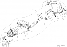 Akrapovic Evolution Line Titanium Compleet Systeem zonder E-keur Honda CRF 250 R 2011-2013