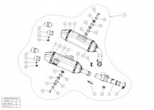 Akrapovic Slip-on Line Titanium zonder E-keur Honda CRF 250 R 2016-2017