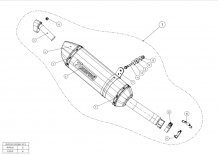 Akrapovic Slip-on Line Carbon zonder E-keur Honda CBR 300 R 2014-2016
