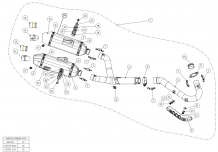 Akrapovic Racing Line Titanium Compleet Systeem zonder E-keur Honda CRF 450 R 2015 2016