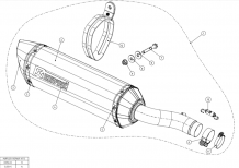 Akrapovic Slip-on Line Carbon met E-keur Honda CBR 500 R 2016 > 2020