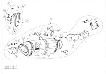 Akrapovic Slip-on Line RVS met E-keur Honda CBR 500 R 2016-2017