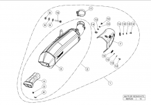 Akrapovic Slip-On Line Carbon Einddemper zonder E-keur Kawasaki Ninja H2 2015 2020