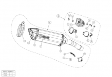 Akrapovic Slip-on Line Titanium met E-keur Kawasaki Versys 1000 2012 2018