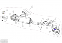 Akrapovic Evolution Line Titanium Compleet Systeem zonder E-keur Kawasaki KX 250 F 2009 2016