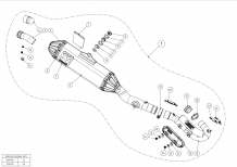 Akrapovic Racing Line Titanium Compleet Uitlaatsysteem zonder E-keur Kawasaki KX250F 2017 2021
