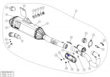 Akrapovic Evolution Line Titanium Compleet Uitlaatsysteem zonder E-keur Kawasaki KX 450 F 2019 2021