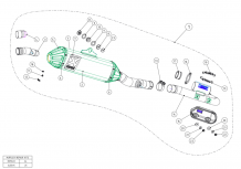 Akrapovic Racing Line Titanium Compleet Systeem zonder E-keur Kawasaki KX450F 2016-2018