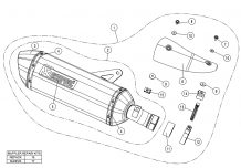 Akrapovic Slip-on Line Titanium met E-keur Kawasaki Ninja 250 2018 2019
