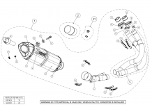 Akrapovic Racing Line Titanium Compleet Systeem met E-keur Kawasaki ER-6 N/F 2012 2016